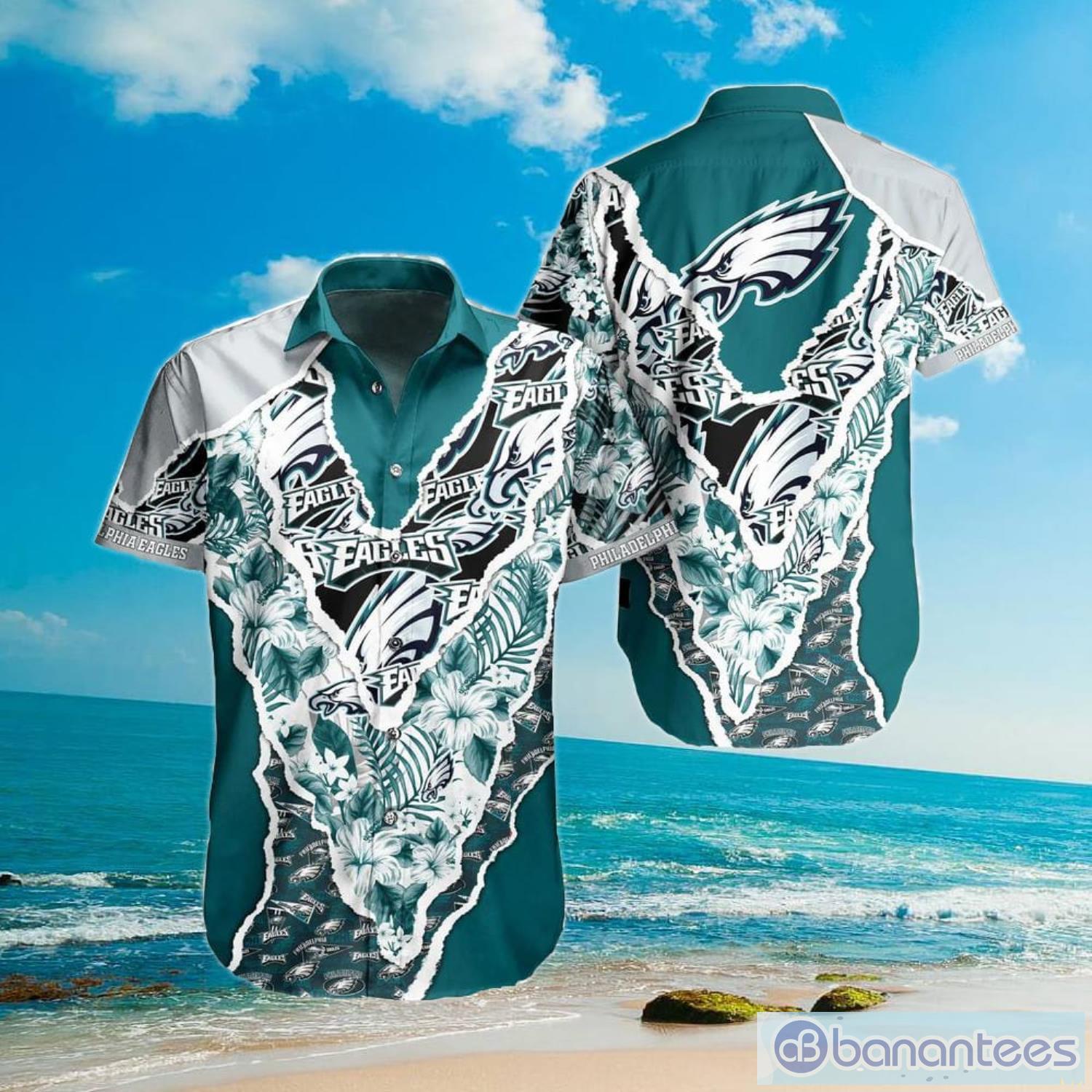 Philadelphia Eagles Nfl Summer Hawaiian Shirt And Shorts - Banantees