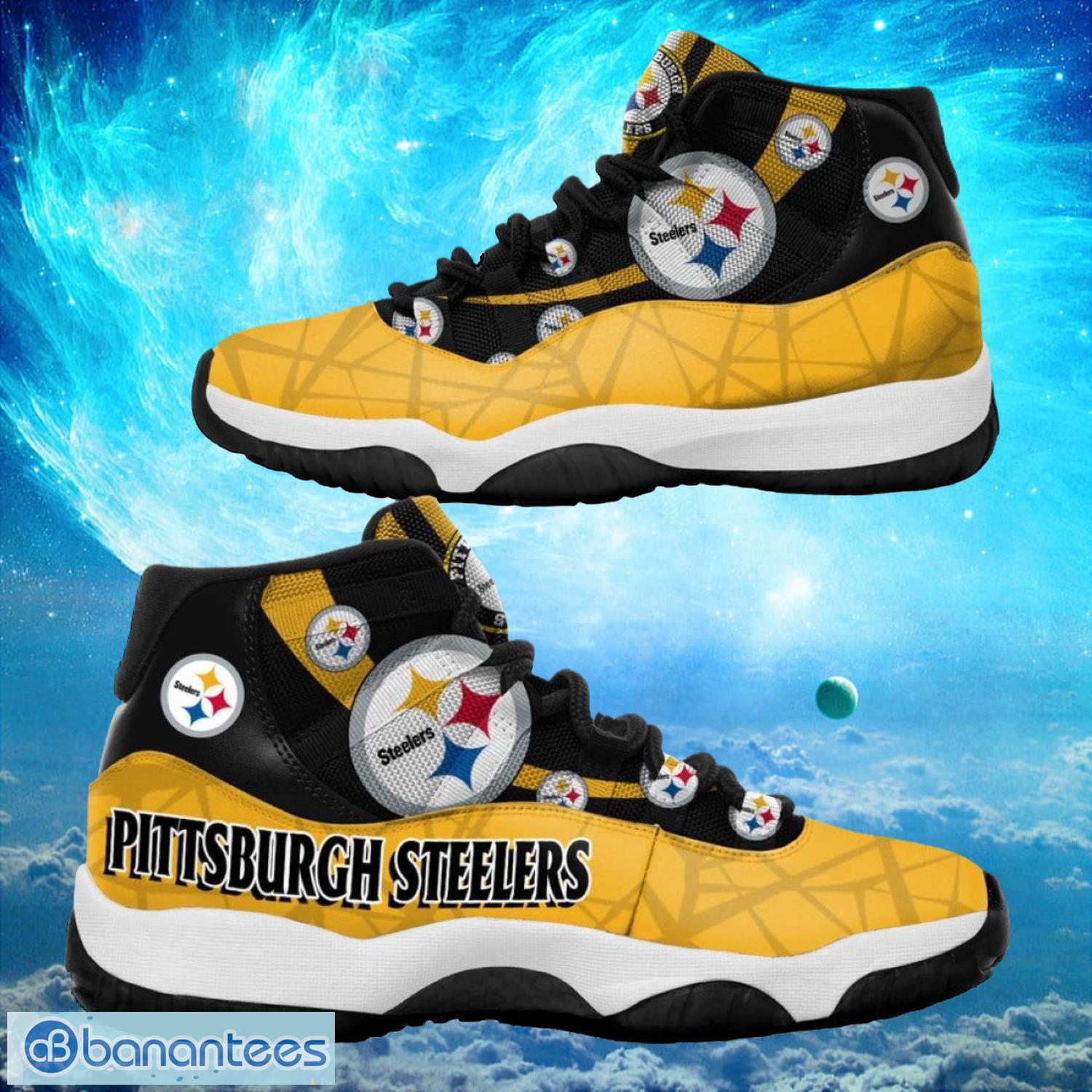Pittsburgh Steelers NFL Air Jordan 11 Sneakers Shoes Gift For Fans Product Photo 1