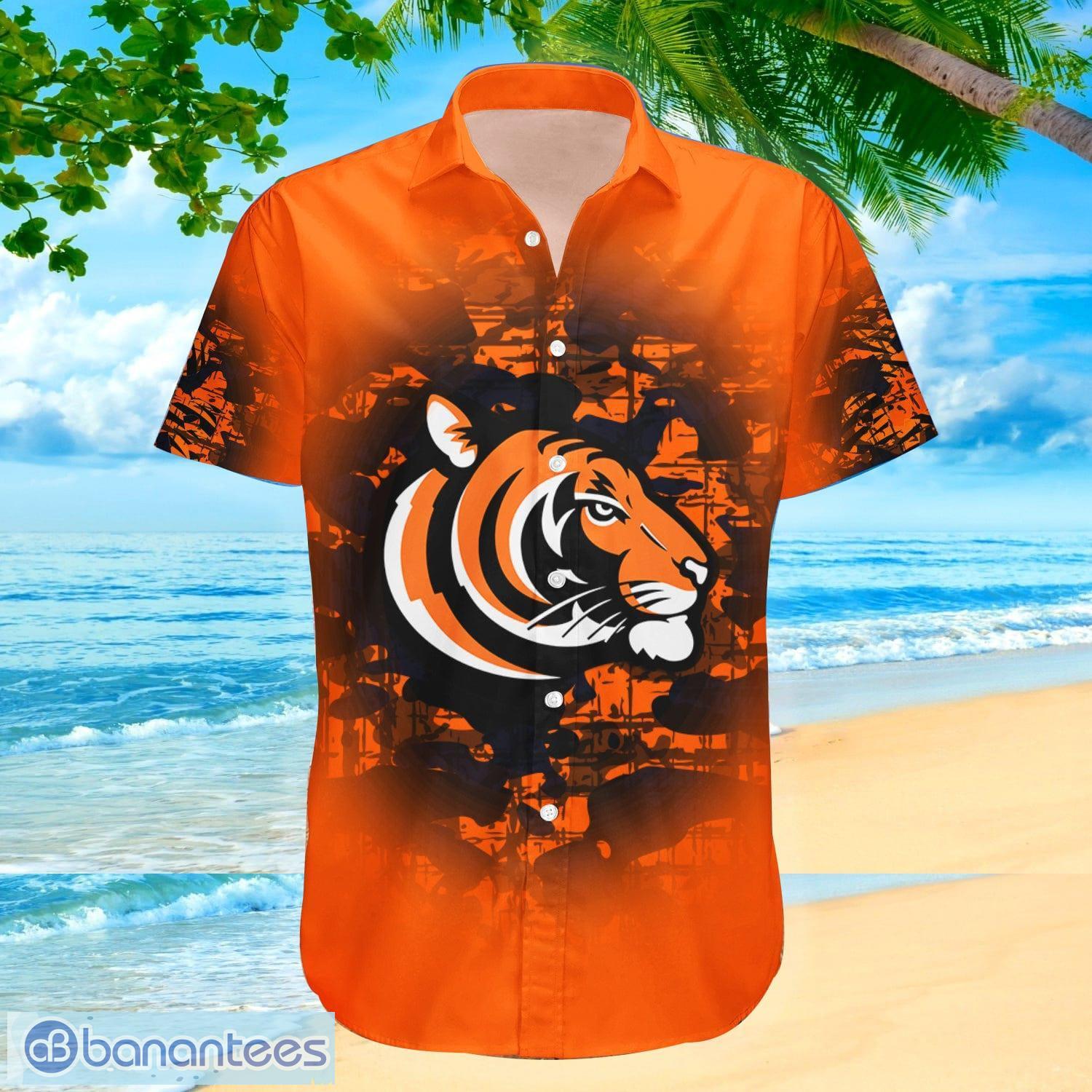 Detroit Tigers Camouflage Veteran Custom Name 3D Hawaiian Shirt Best Gift  For Men And Women