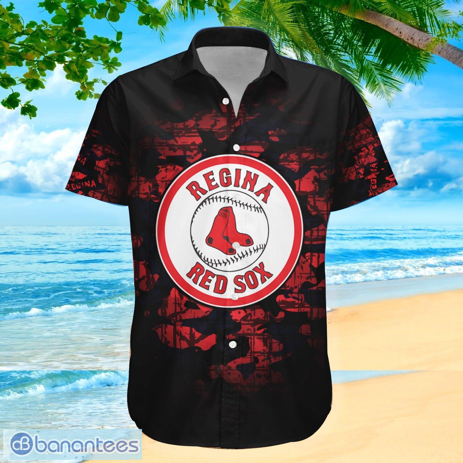 Custom Name And Number Boston Red Sox Baseball Cool Hawaiian Shirt