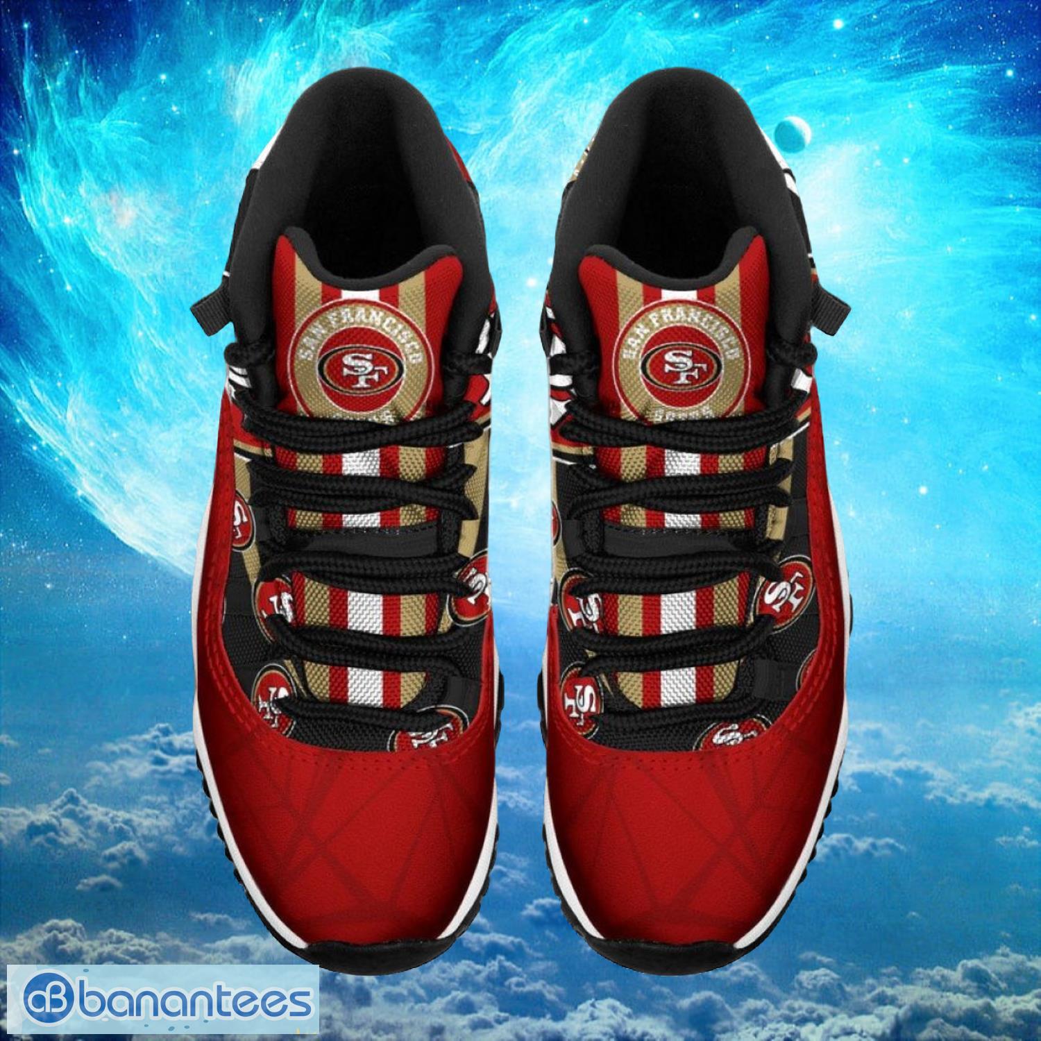 San Francisco 49ers NFL Air Jordan 11 Sneakers Shoes Gift For Fans Product Photo 2