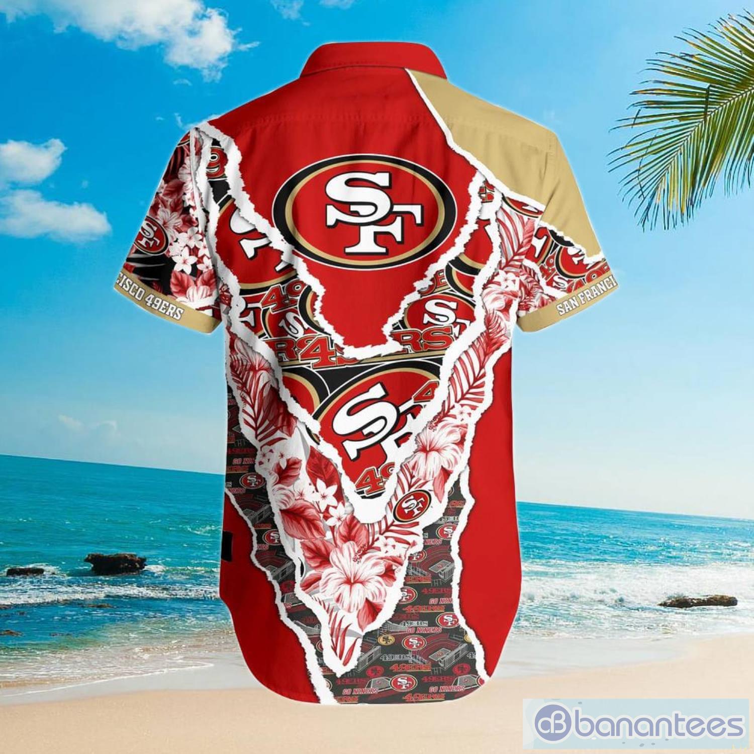 San Francisco 49ers NFL Style 3 Summer 3D Hawaiian Shirt And Shorts For Men  And Women Gift Fans - Banantees