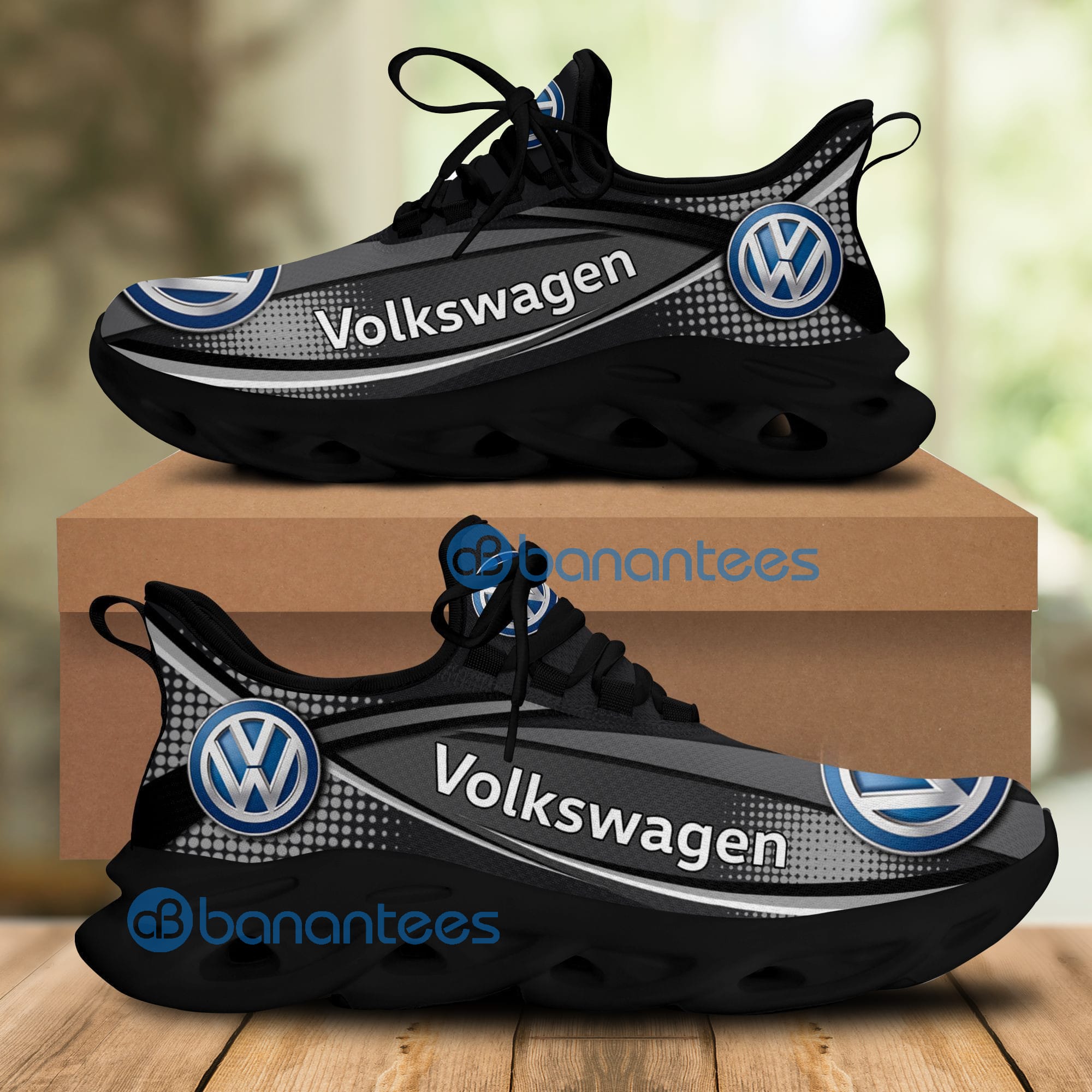 Volkswagen Bs Running Shoes Black Grey Max Soul Shoes Banantees
