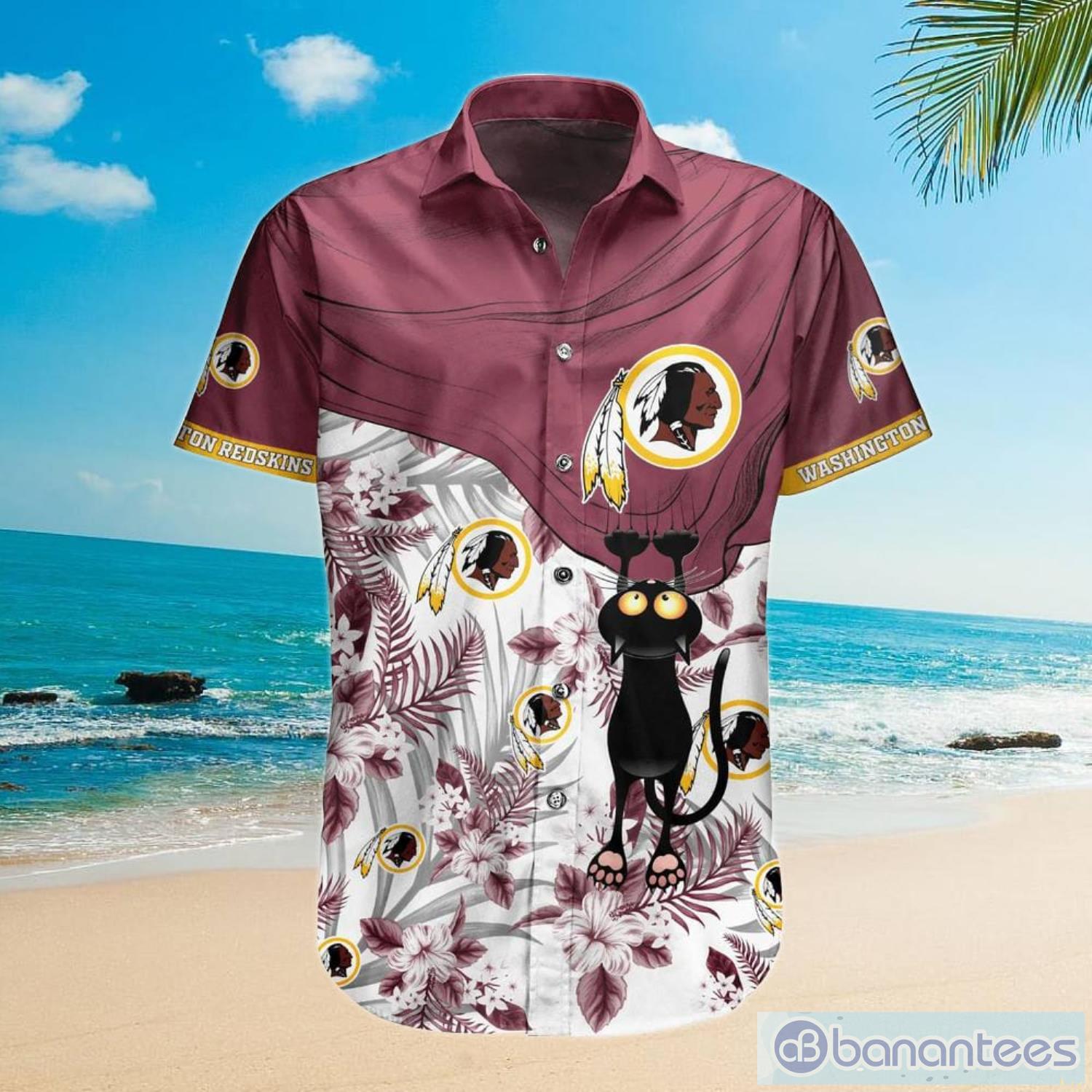 Washington Redskins NFL Graphic Design Short Sleeves Hawaiian Shirt