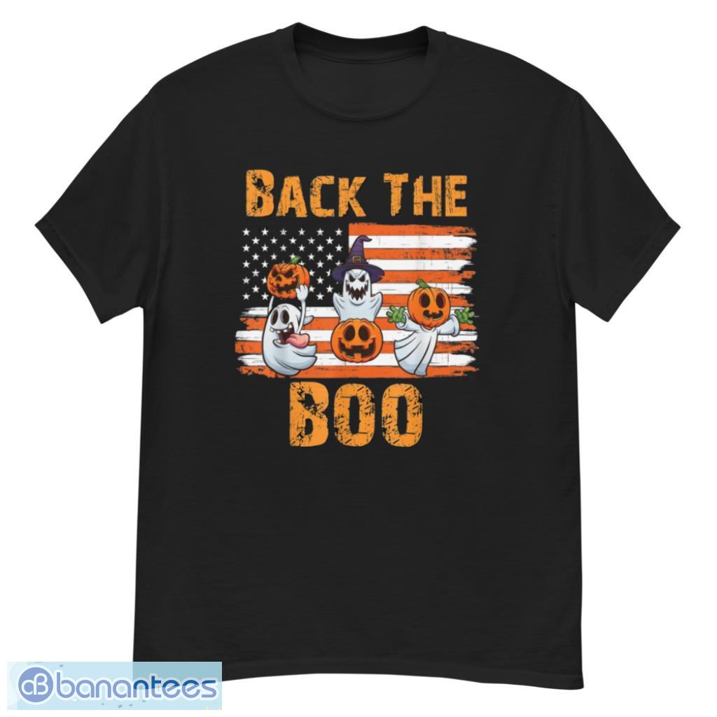 Back The Boo American Flag Costume Halloween T-Shirt Product Photo 1