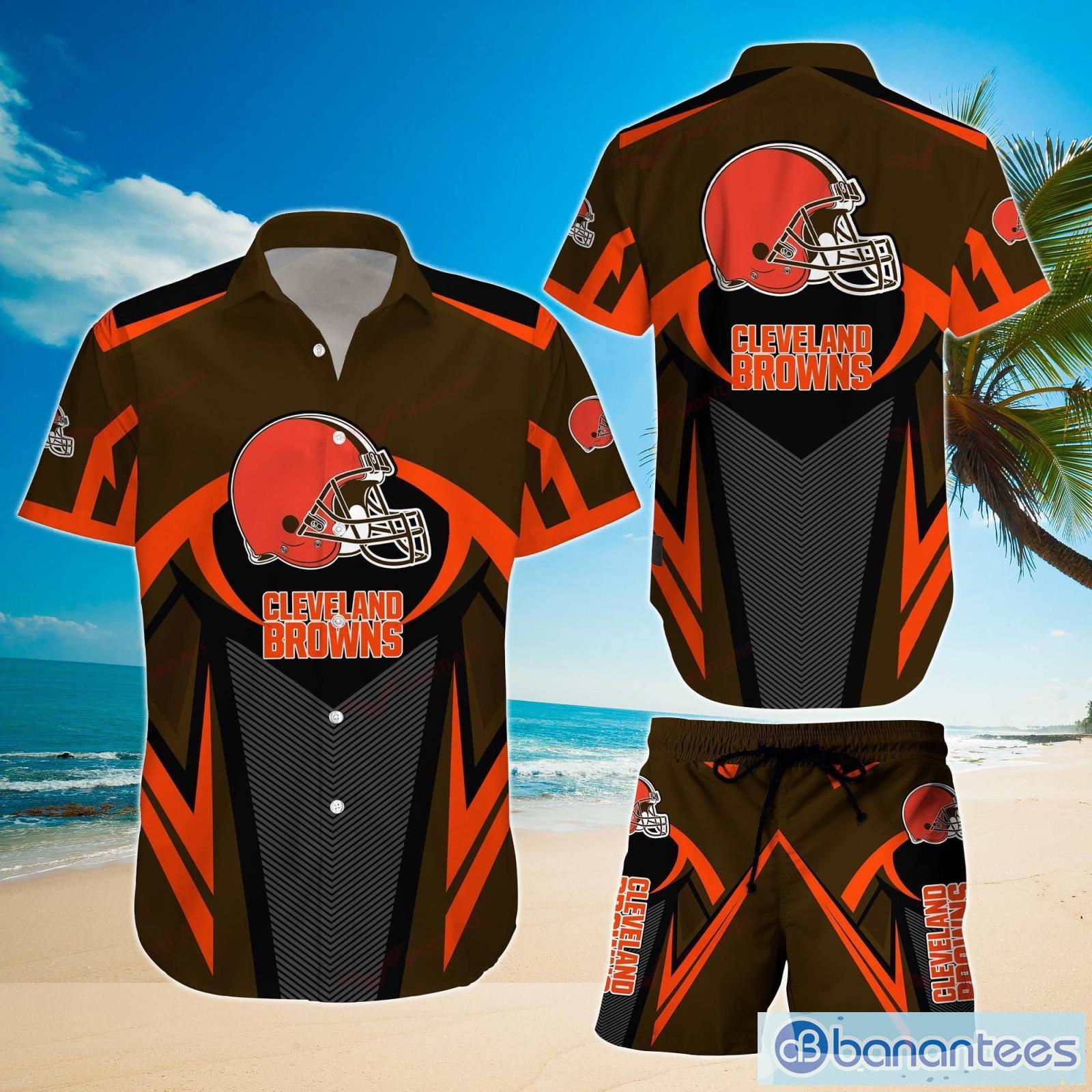 cleveland browns aloha shirt