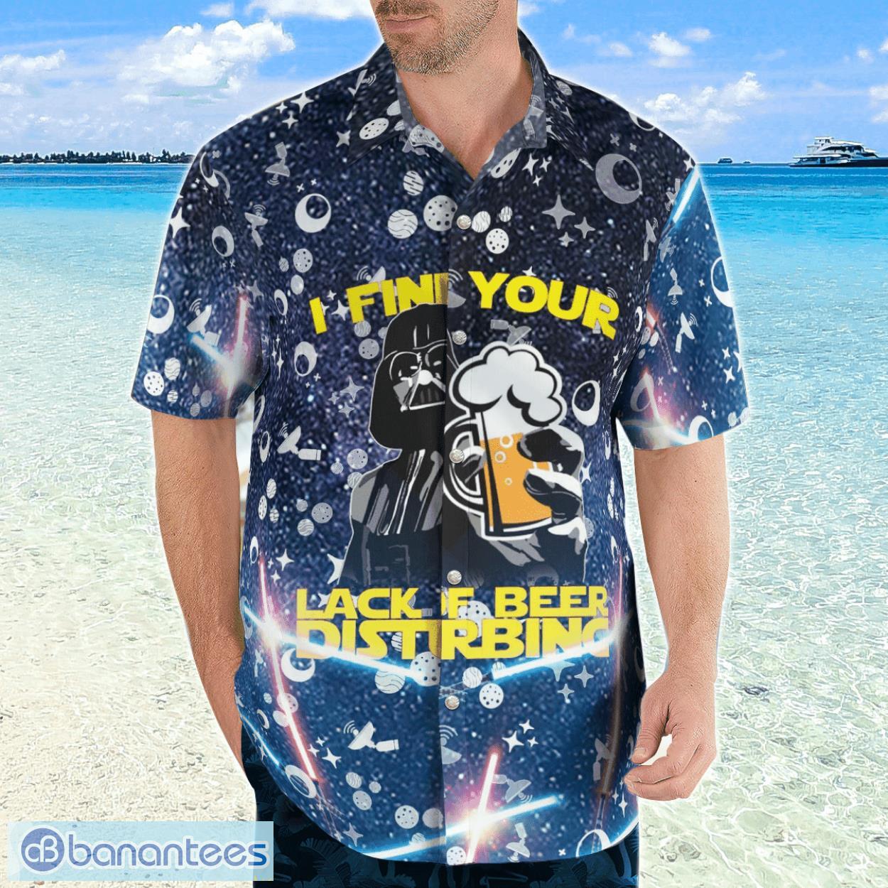 Star Wars Independence Day Darth Vader With Beer Hawaiian Shirt