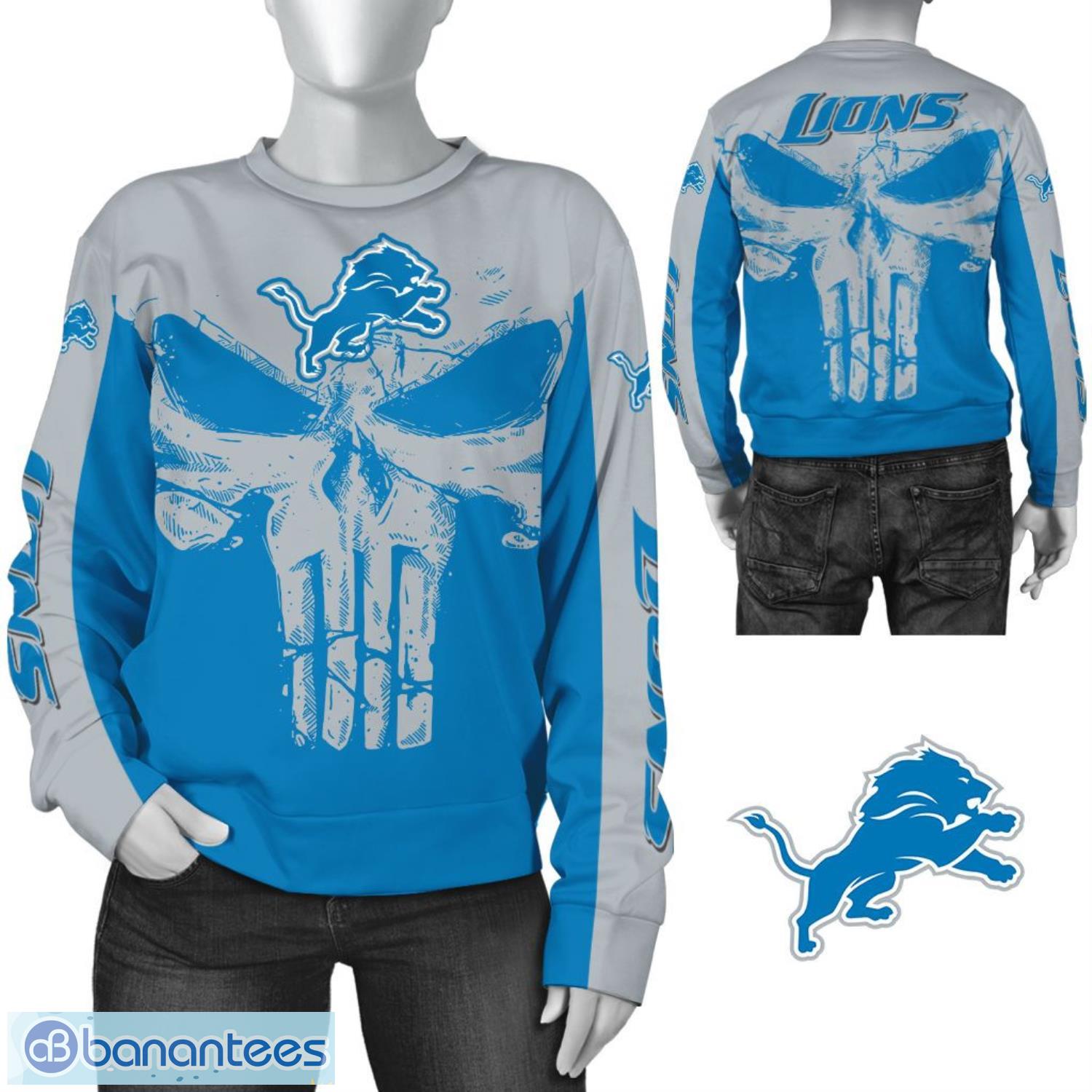 Skull Metallica Detroit Lions Shirt - High-Quality Printed Brand