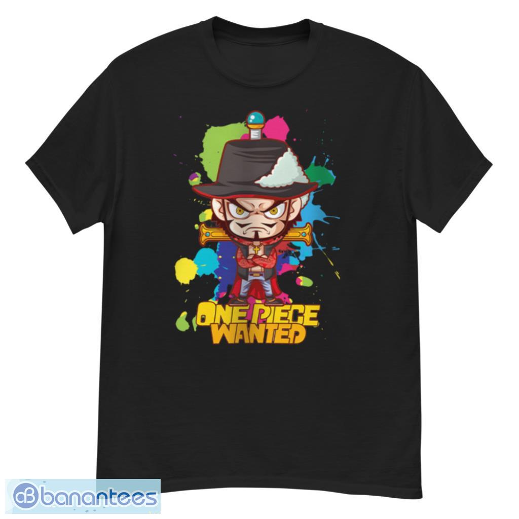 Dracule Mihawk Hawk Eyes  Custom Anime One Piece Chibi T-Shirt Product Photo 1