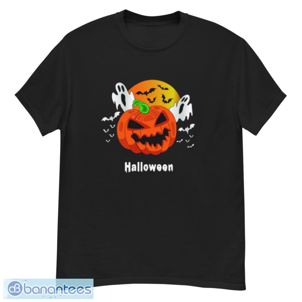 Funny Pumpkin Head Costume Halloween T-Shirt Product Photo 1