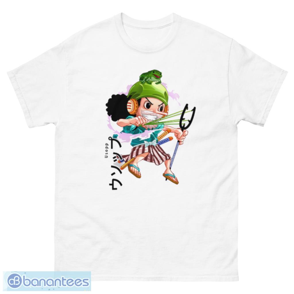 God Usopp Custom Anime One Piece Chibi T-Shirt Product Photo 2