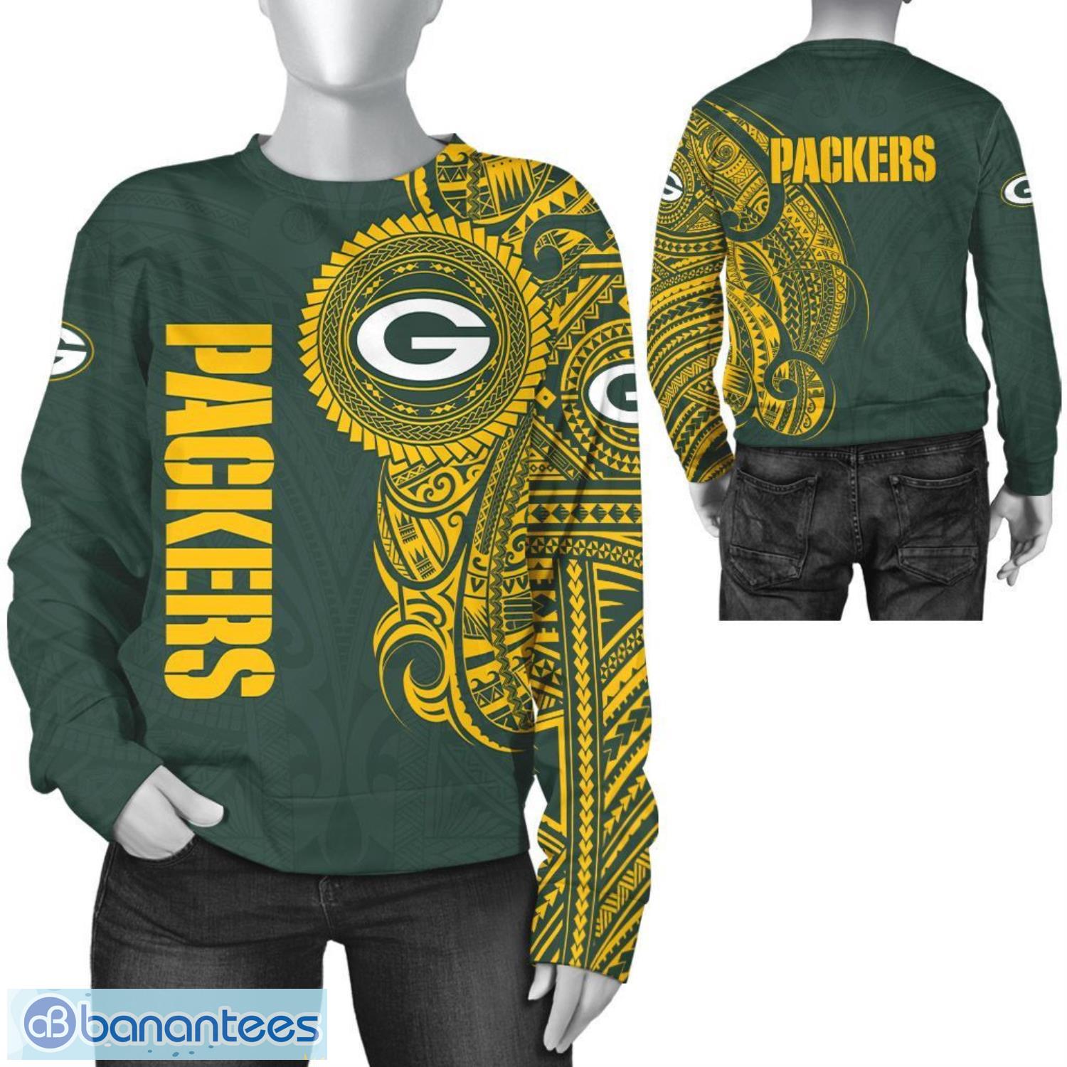 Green Bay Packers NFL Jersey – Polynesian Design White – Anehana