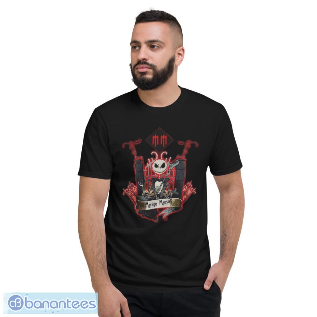 Jack Skellington Marilyn Manson Halloween T-Shirt Product Photo 2