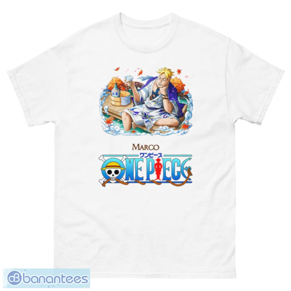 Marco the Phoenix Wano Act Custom Anime One Piece T-Shirt Product Photo 2