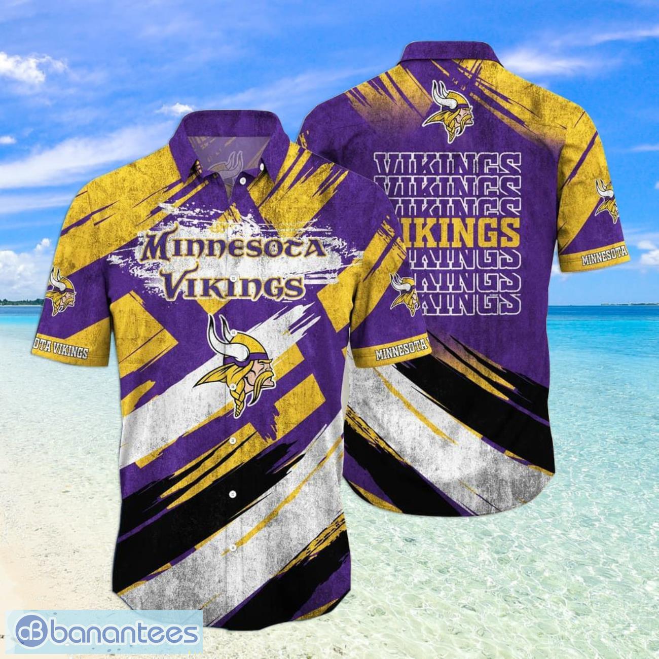 Minnesota Vikings NFL Aloha Hawaiian Shirt Summer Gift - Banantees