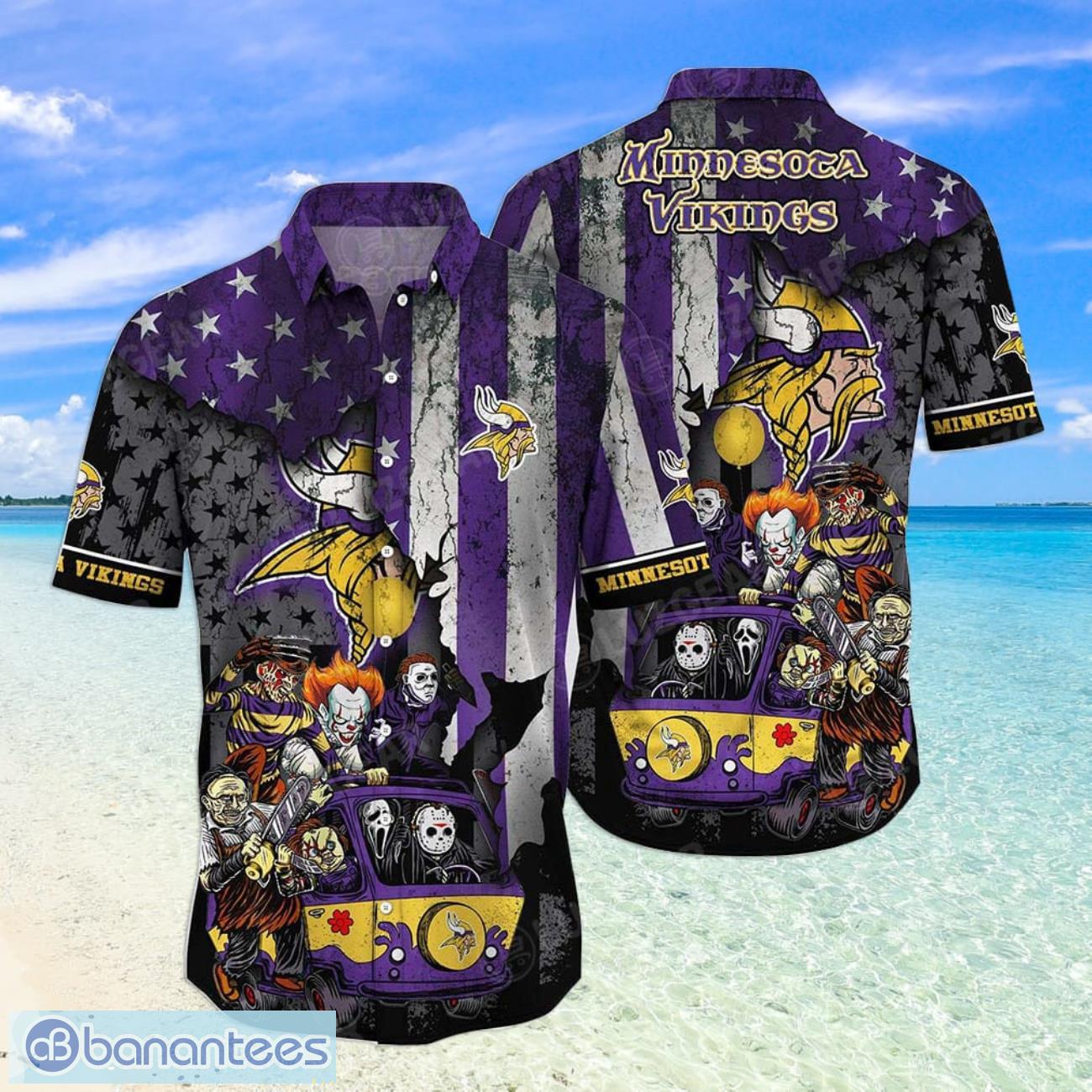 Minnesota Vikings Skull NFL Hawaii Shirt For Men And Women Gift Hawaiian  Shirt Fans - Banantees