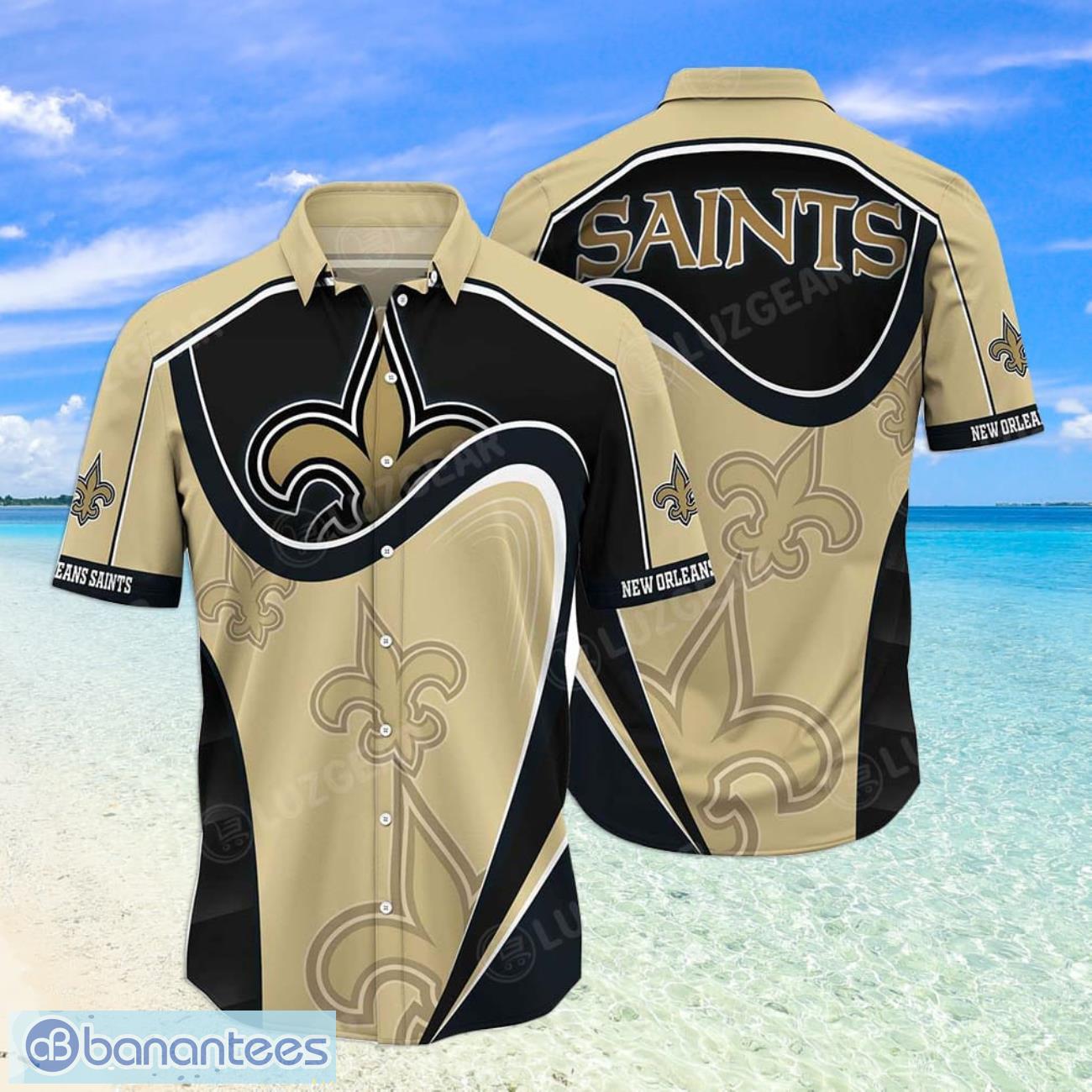 New Orleans Saints Tropical Hibiscus Pattern Trending Summer Gift Hawaiian  Shirt