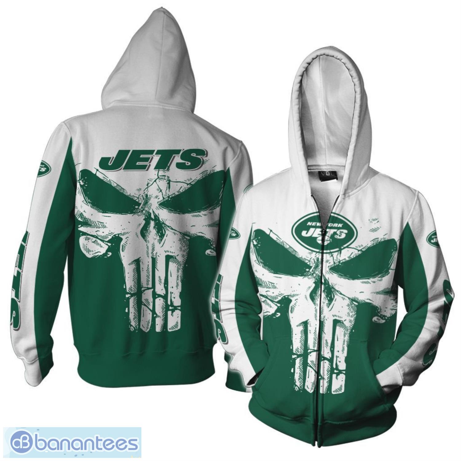 Jets Clothing 3D Spell-binding Punisher Skull New York Jets Gift Ideas -  Personalized Gifts: Family, Sports, Occasions, Trending