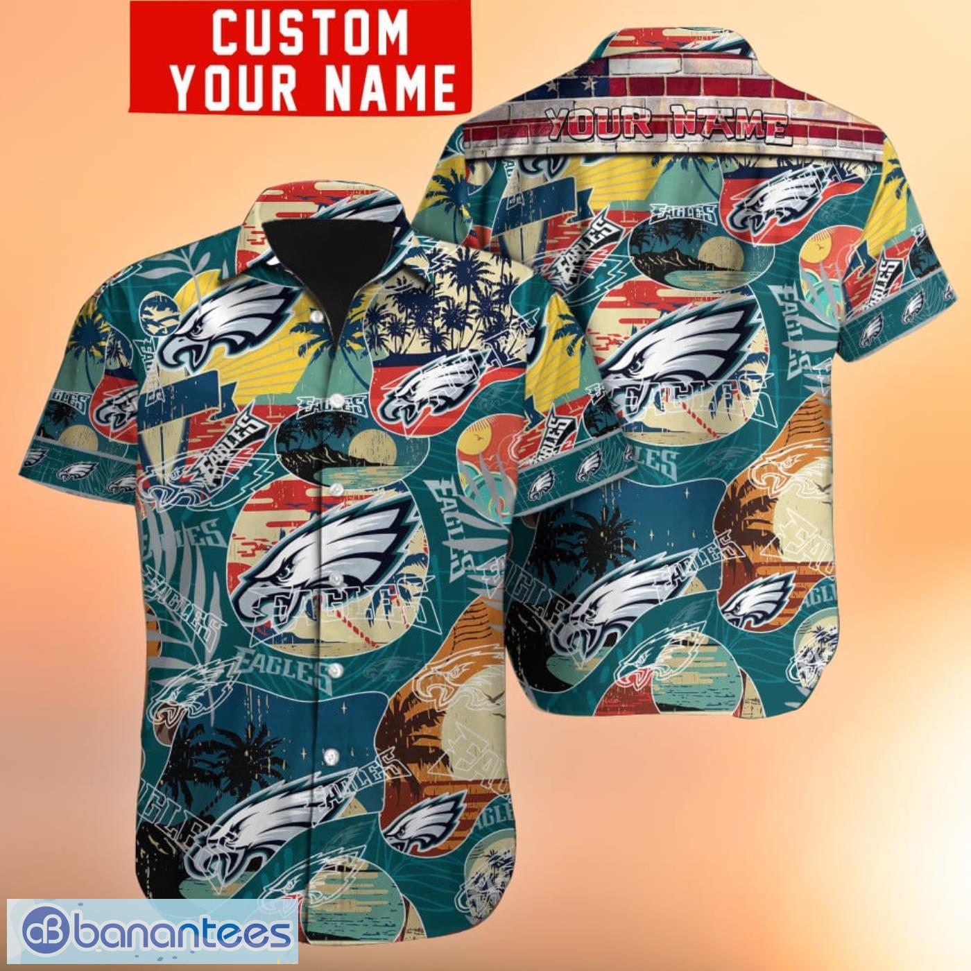 Philadelphia Eagles Nfl Summer Hawaiian Shirt And Shorts - Banantees