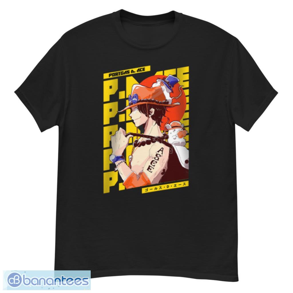Portgas D. Ace Custom Anime One Piece T-Shirt Product Photo 1