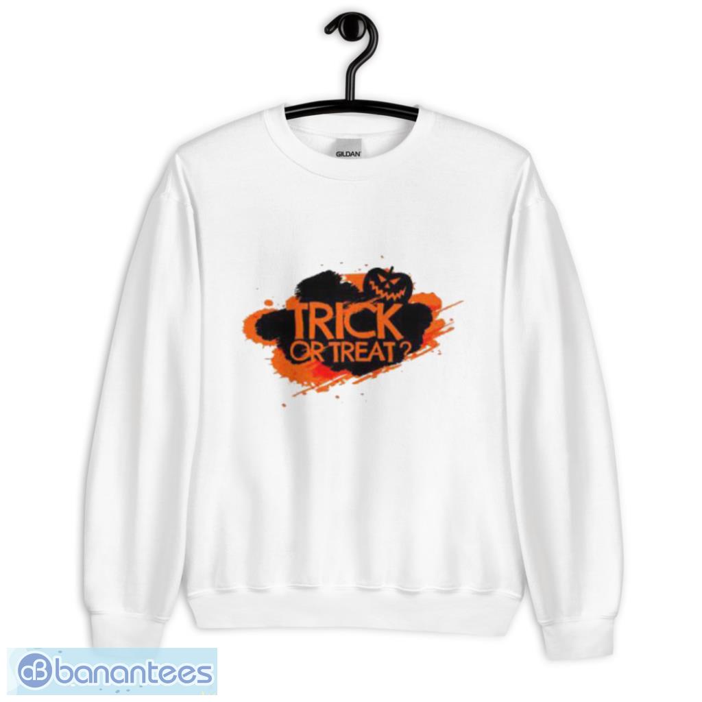 Pumpkin Trick Or Treat Halloween T-Shirt - G185 Crewneck Sweatshirt