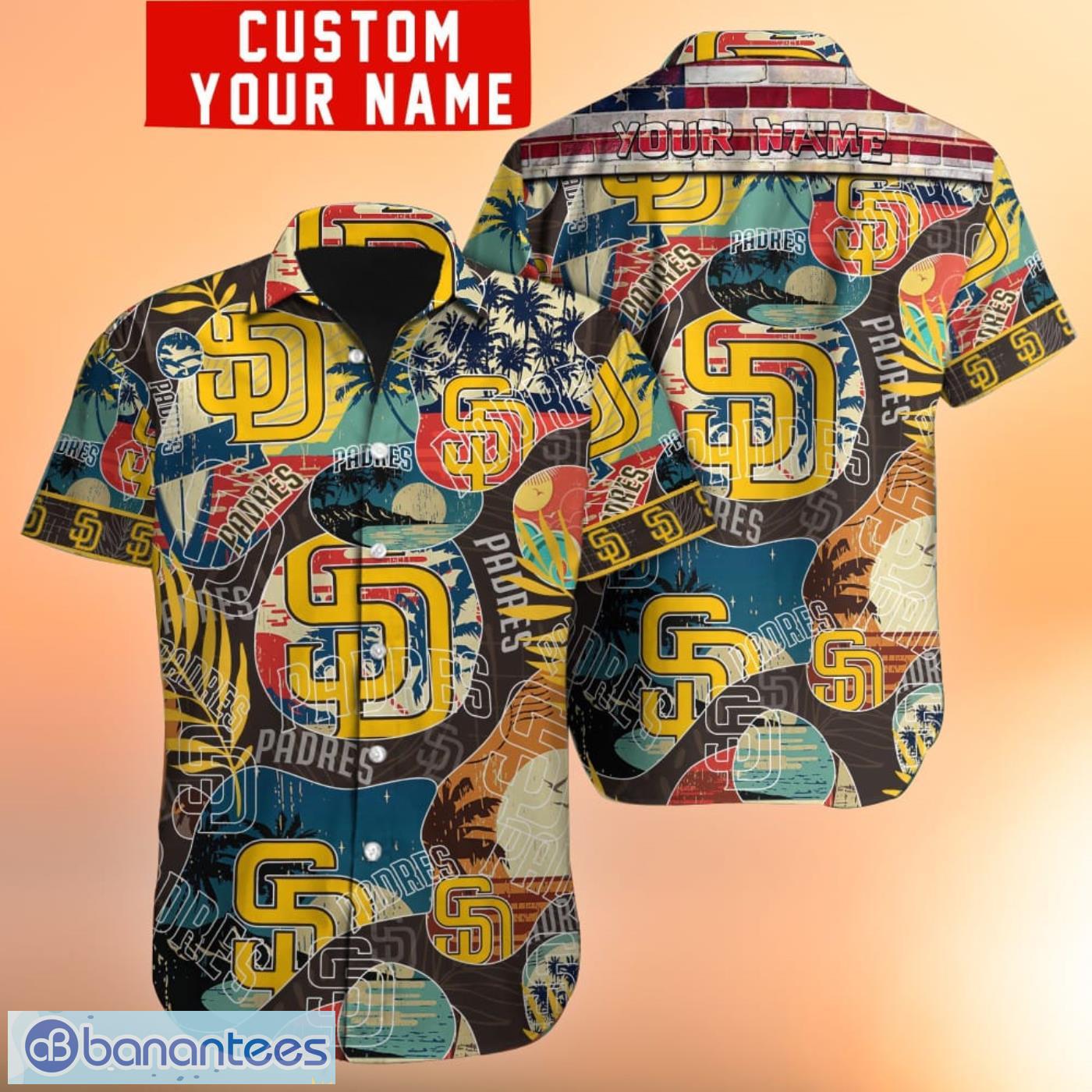 Vintage Mlb San Diego Padres Hawaiian Shirt Trendy Summer Gift