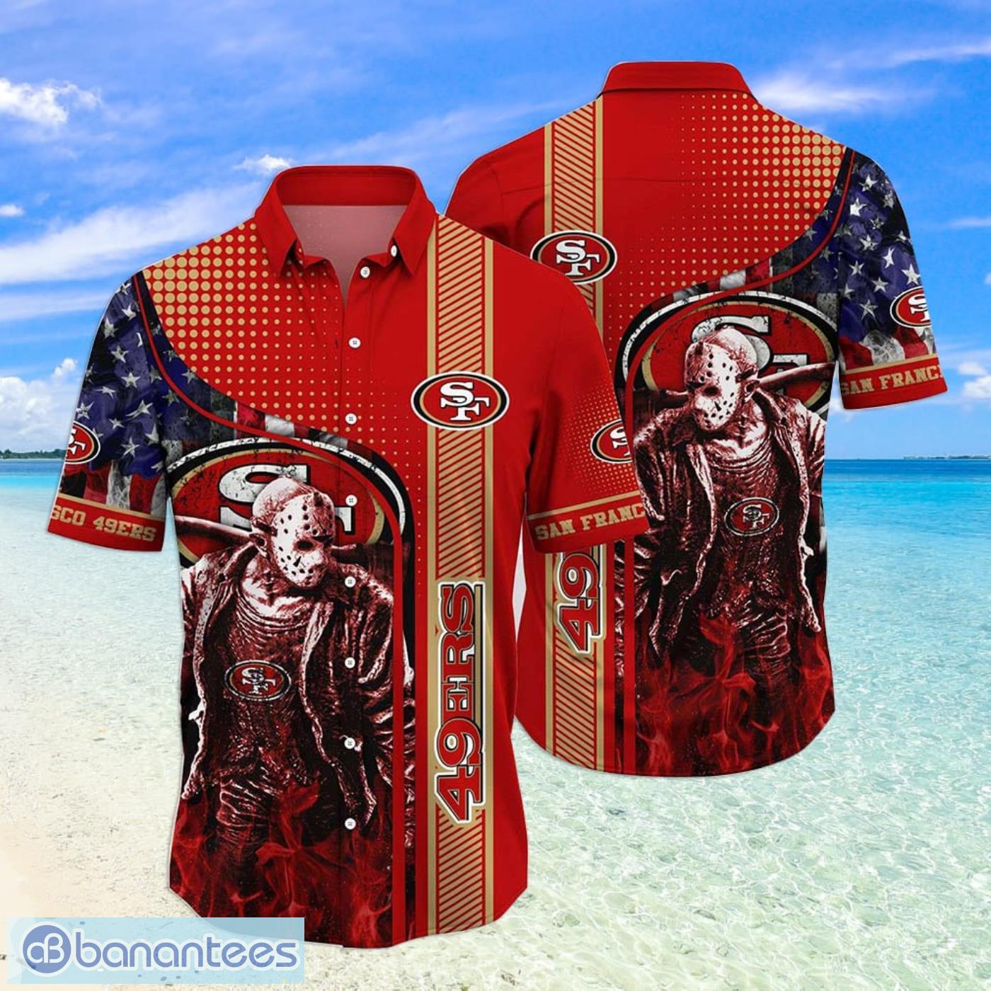 San Francisco 49ers NFL Graphic Mickey Halloween Night Hawaiian Shirt