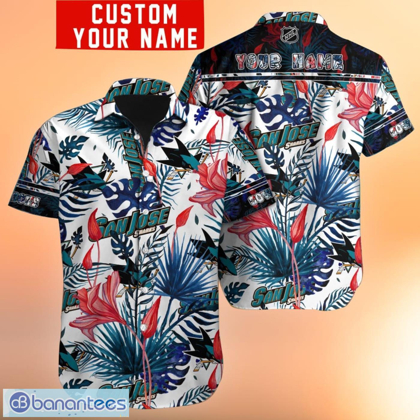 Custom Name San Francisco Giants Mlb Flower Hawaii Shirt For Fans -  Banantees