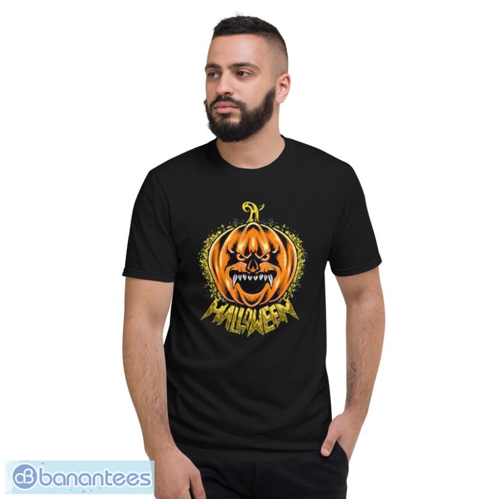 Scary Pumpkin Head Premium Costume Halloween T-Shirt Product Photo 2