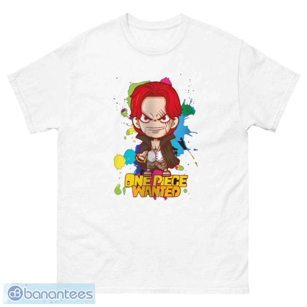 Shanks Red Hair Yonko Custom Anime One Piece Chibi T-Shirt Product Photo 2