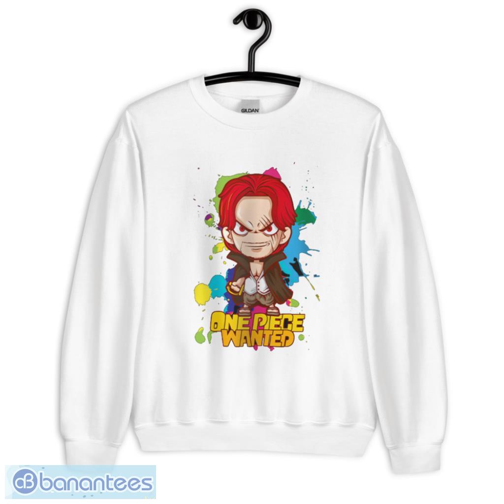 Shanks Red Hair Yonko Custom Anime One Piece Chibi T-Shirt Product Photo 1