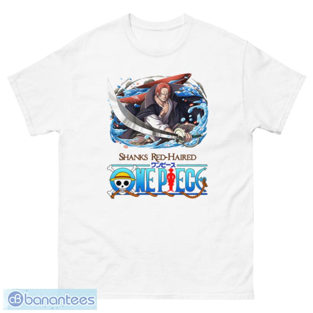 Shanks Red Hair Yonko Custom Anime One Piece T-Shirt Product Photo 2