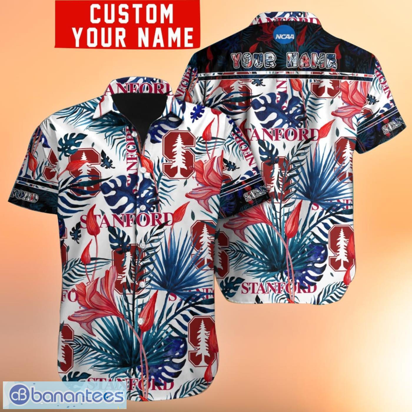 NCAA Stanford Cardinal Flower Cheap Hawaiian Shirt 3D Shirt