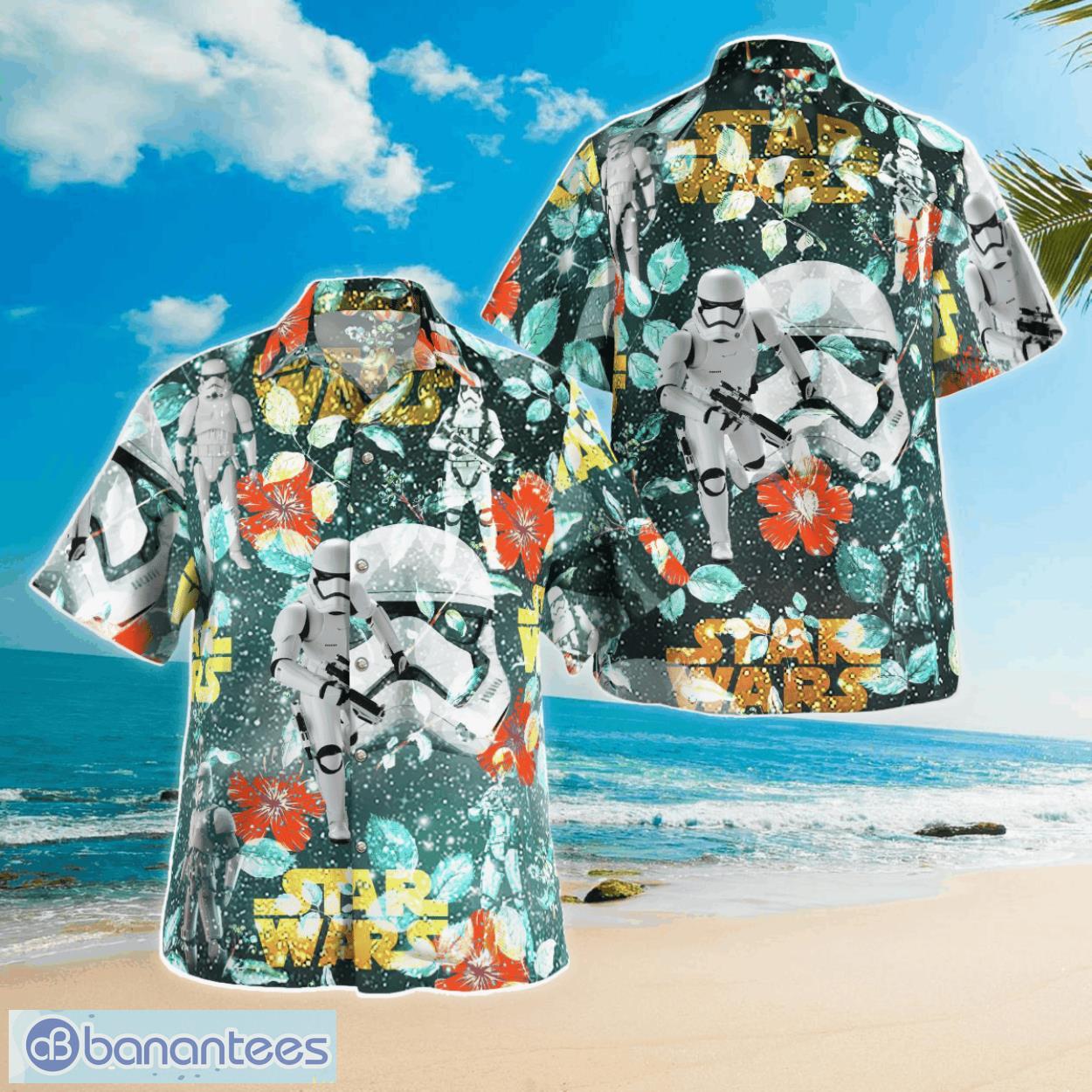 Stormtrooper Surfing Star Wars Hawaiian Shirt Summer Gift - Banantees