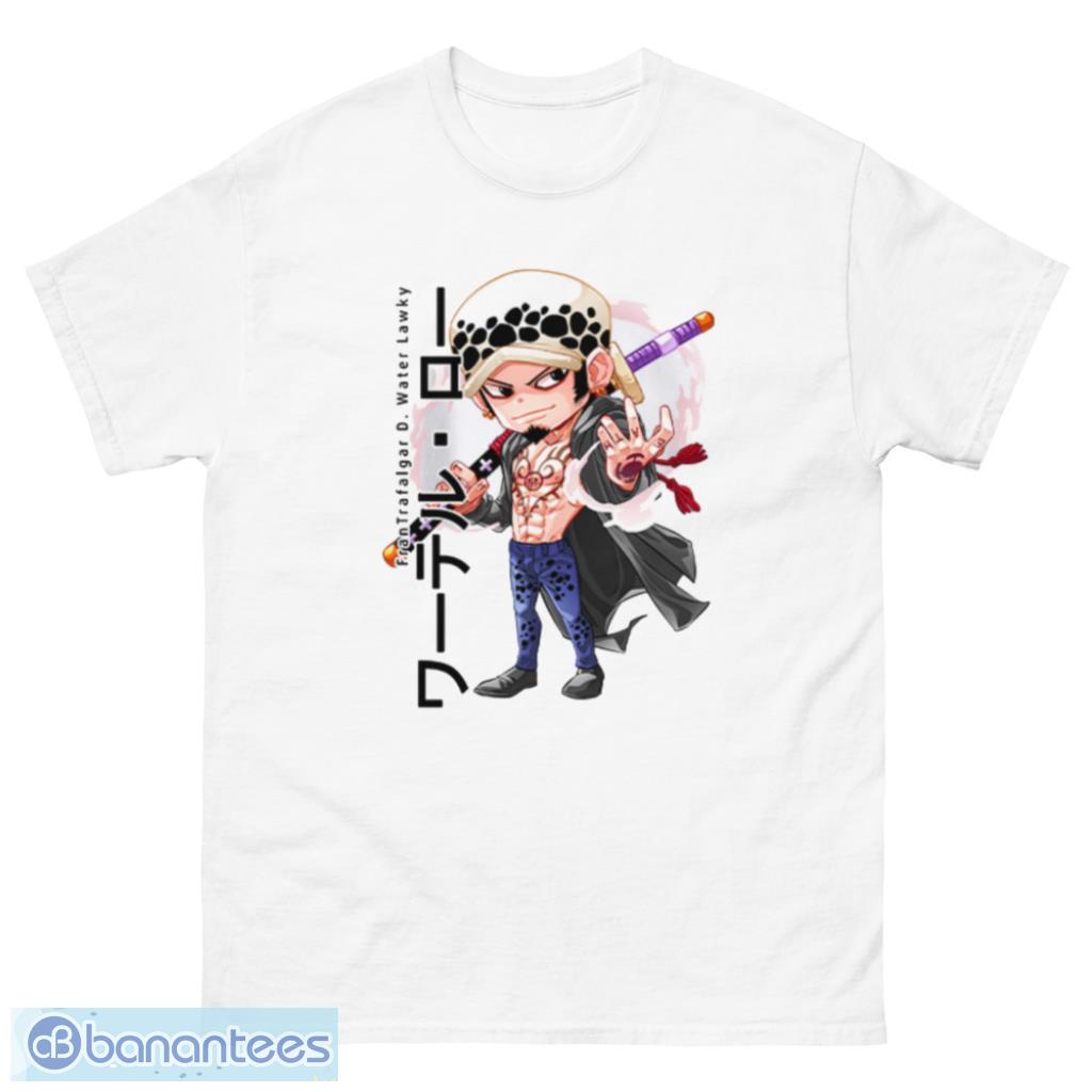 Surgeon of Death Law Custom Anime One Piece Chibi T-Shirt Product Photo 2