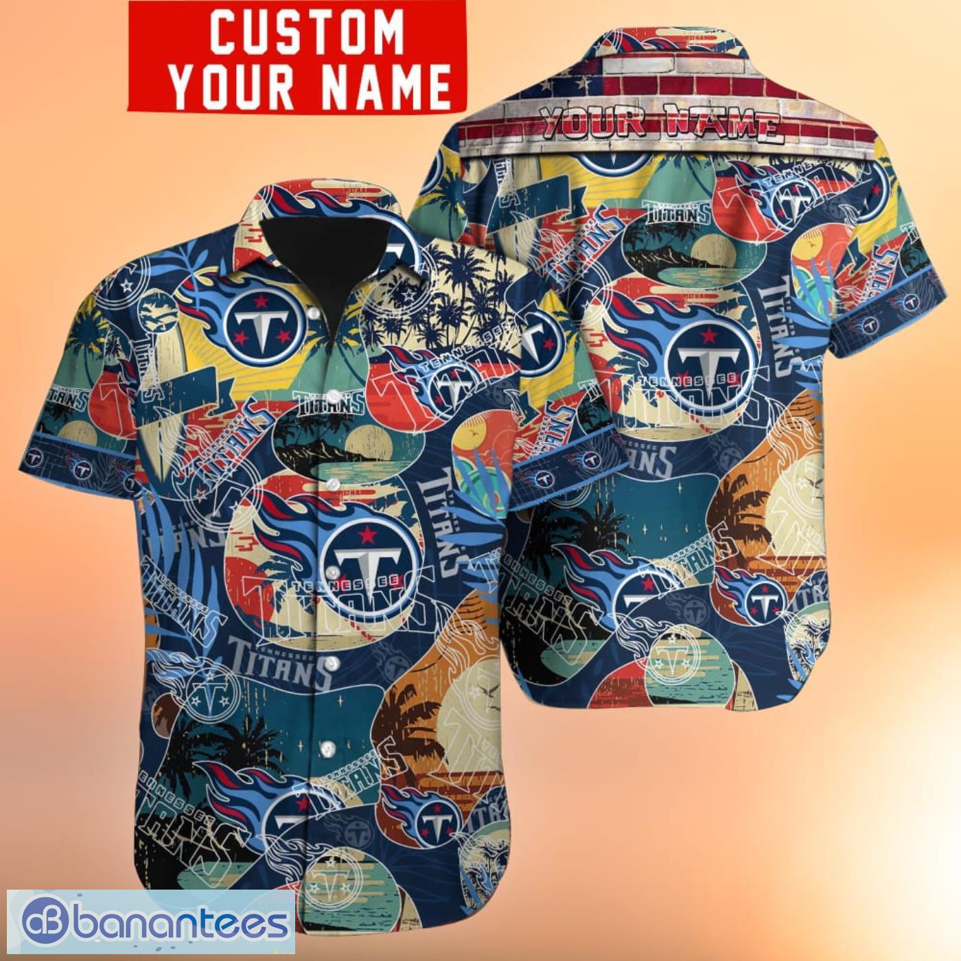 Personalized Tennessee Titans NFL Summer Hawaiian Shirt And Shorts