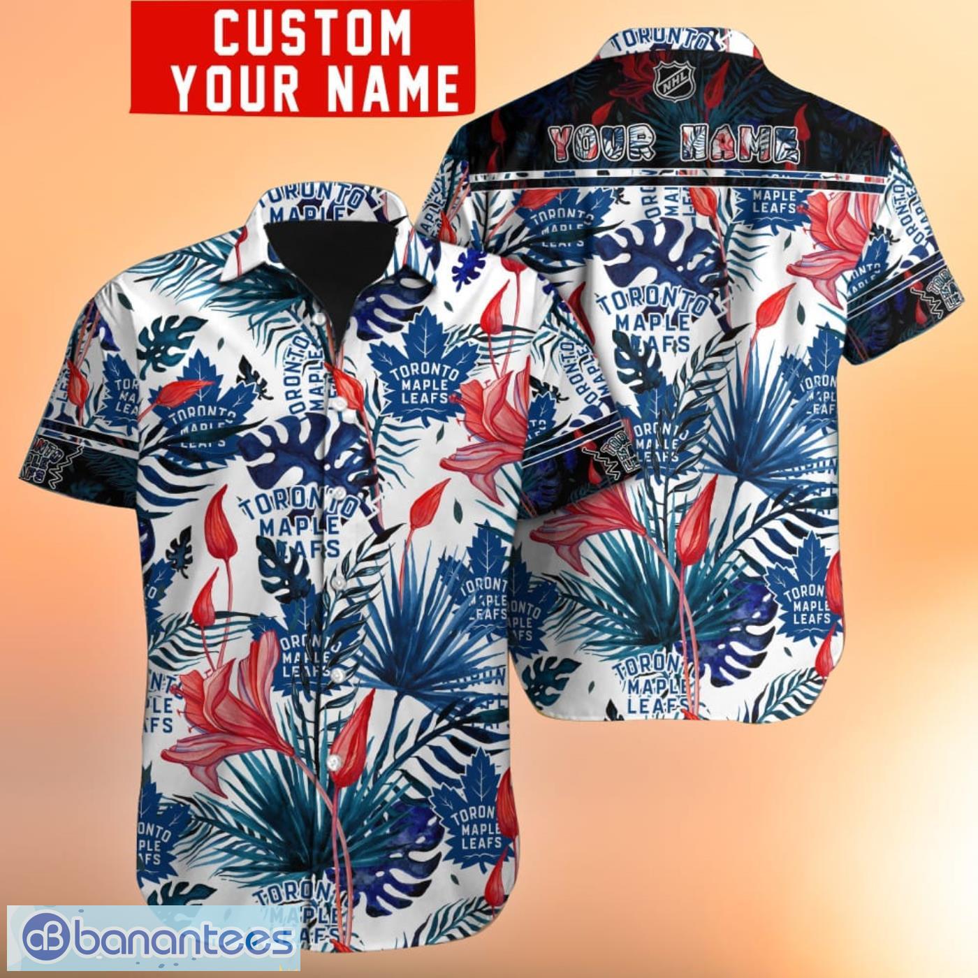 Toronto Maple Leafs Hawaiian shirt Tropical Flower summer - Shirt Low Price
