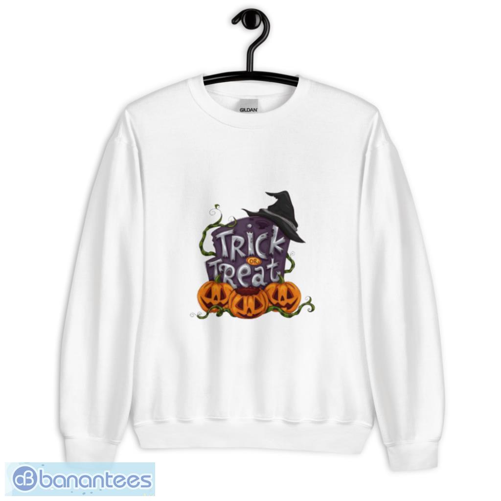 Trick Or Treat Halloween T-Shirt - G185 Crewneck Sweatshirt