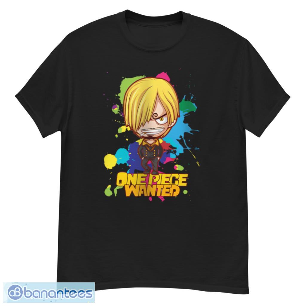 Vinsmoke Sanji Black Leg Custom Anime One Piece Chibi T-Shirt Product Photo 1