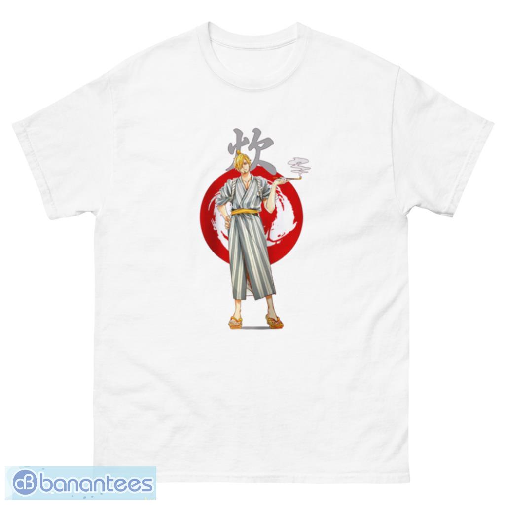 Vinsmoke Sanji Wano Act Custom Anime One Piece  T-Shirt Product Photo 2