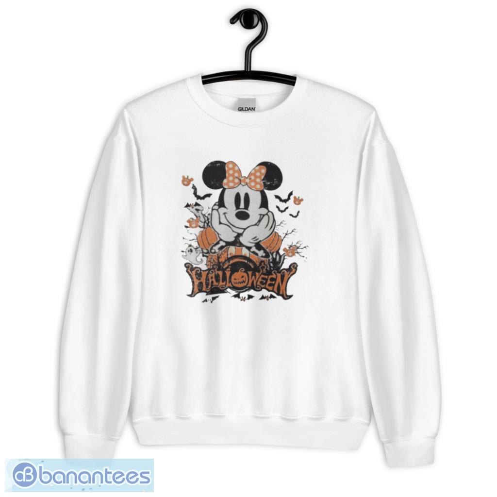 Vintage Disney Minnie Mouse Happy Halloween T-Shirt - G185 Crewneck Sweatshirt