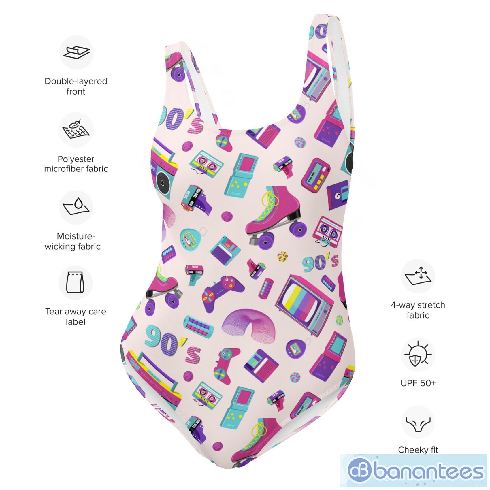 90s nostalgia one piece swimsuit for women 1 image 90s Nostalgia One Piece Swimsuit For Women Product Photo 2