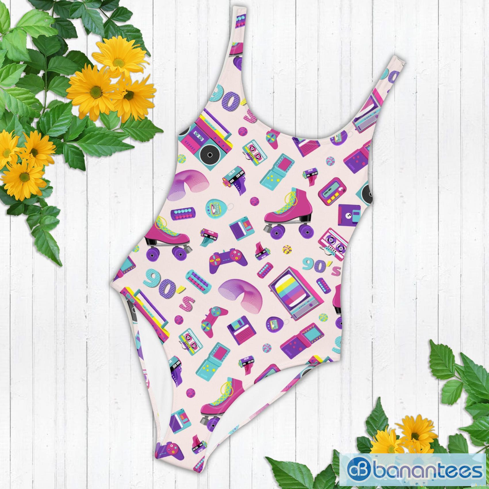 90s Nostalgia One Piece Swimsuit For Women Product Photo 1 90s Nostalgia One Piece Swimsuit For Women Product Photo 1