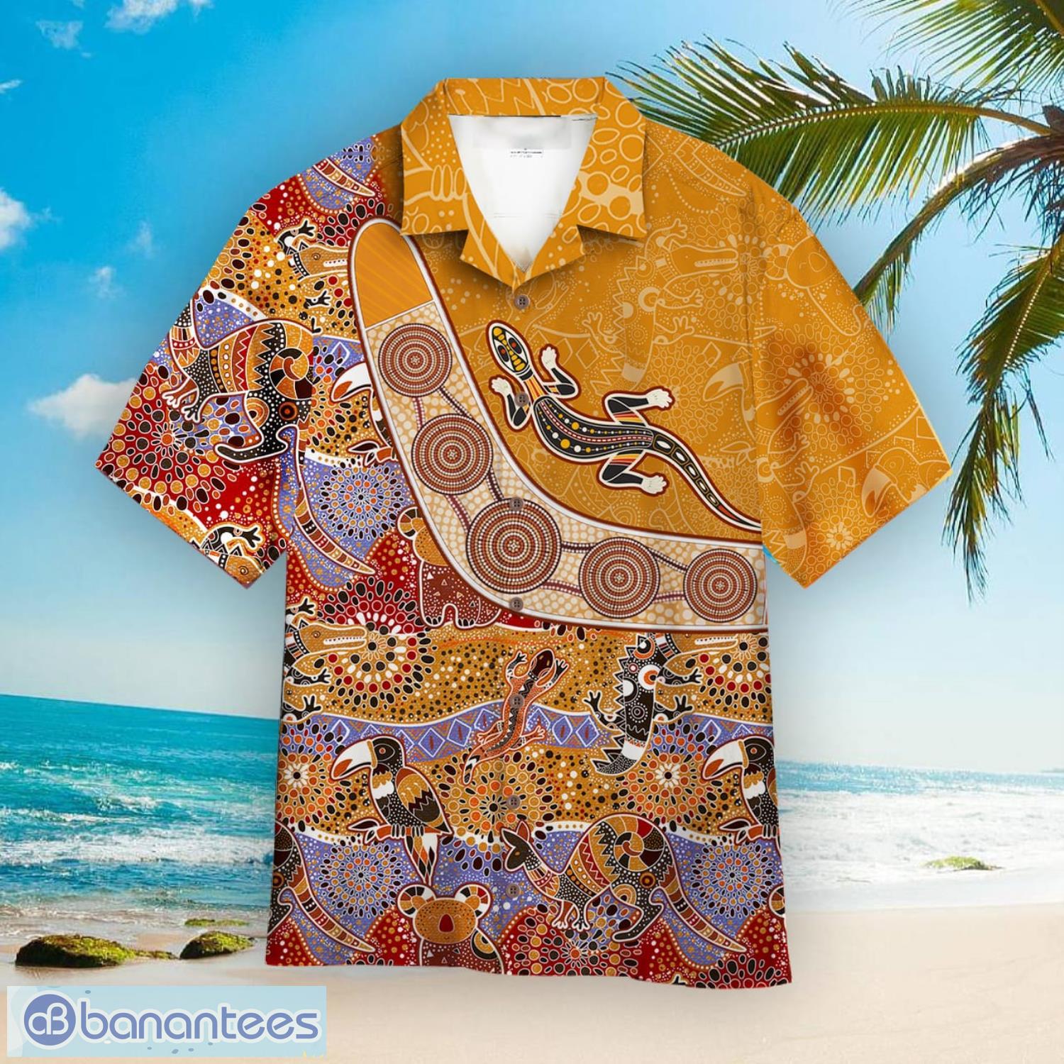 Aboriginal Style Aloha Hawaiian Shirt For Men And Women - Aboriginal Style Aloha Hawaiian Shirts For Men And Women  WT5891