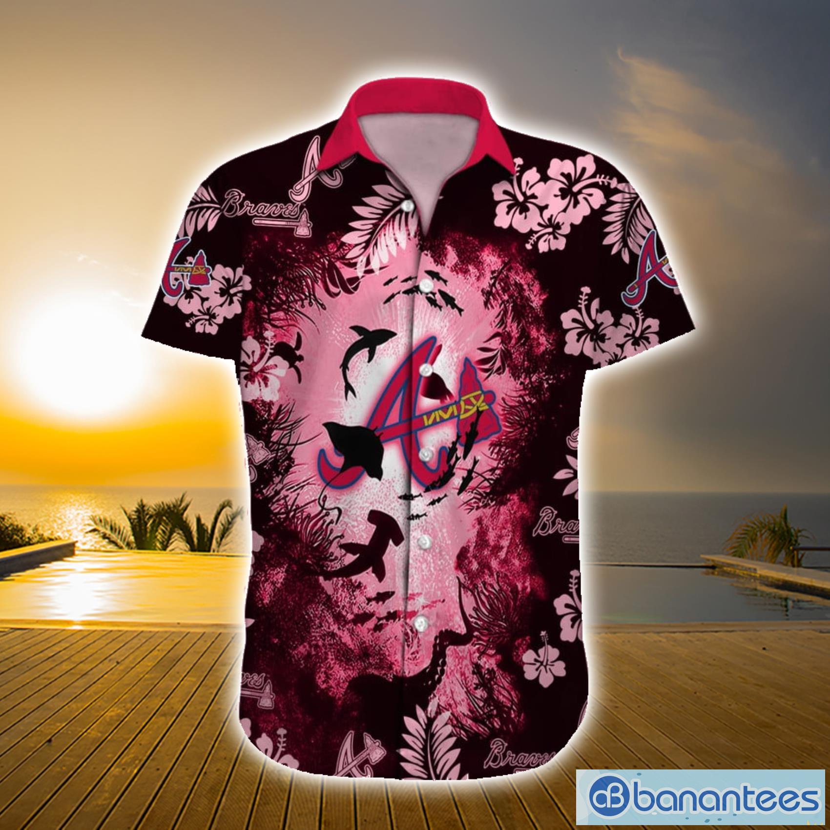 Custom Name Atlanta Braves MLB Hawaiian Shirt Cheap - T-shirts Low Price