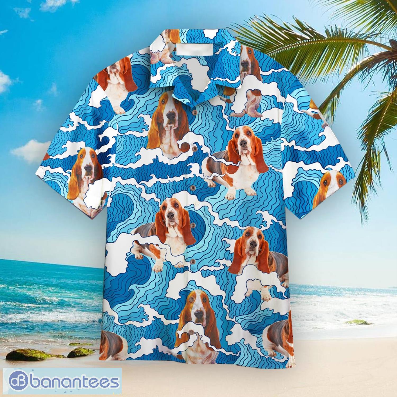 Basset Hound Aloha Hawaiian Shirt Summer Gift Beach Shirt - Basset Hound Aloha Hawaiian Shirts For Men & For Women  HL2919