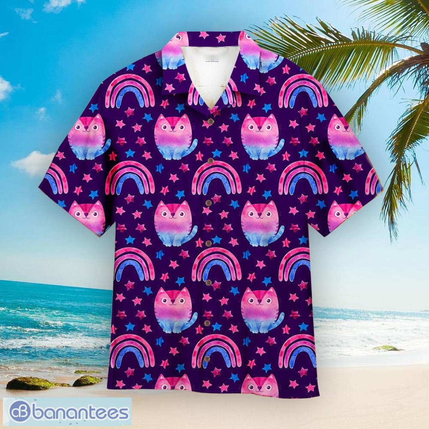 Bisexual Pride Aloha Hawaiian Shirt Summer Gift Beach Shirt - Bisexual Pride Aloha Hawaiian Shirts For Men & For Women  WT6627