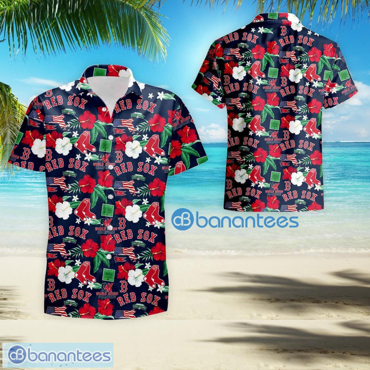 Boston Red Sox Hawaii Shirt Summer Button Up Shirt For Men Women Shirt MLB