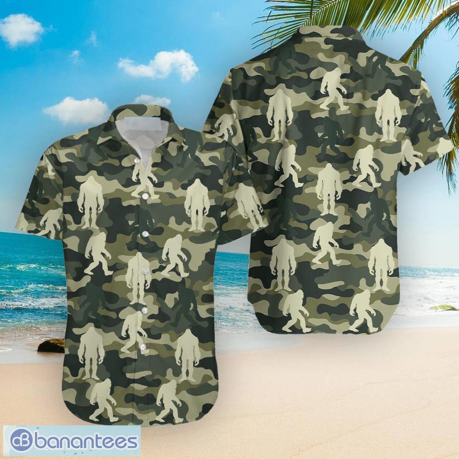 camouflage hawaiian shirt