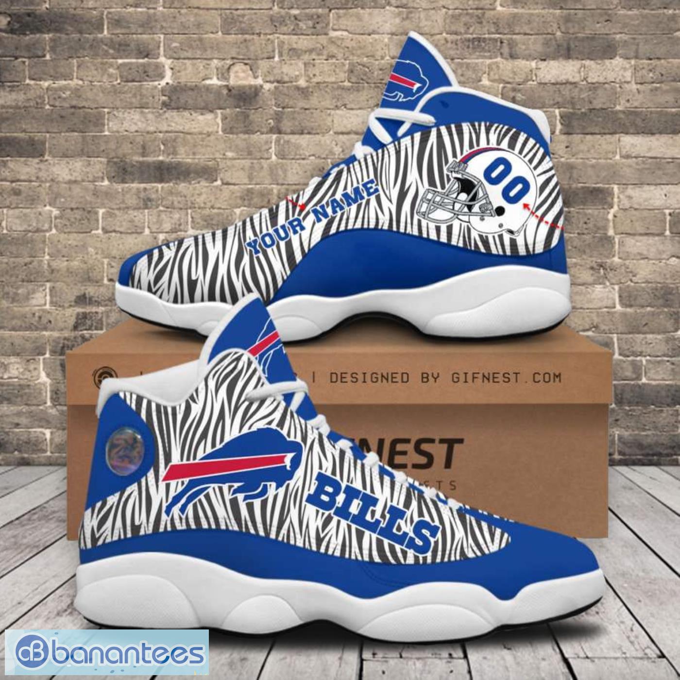 Buffalo Bills Edition Air Jordan 13 Sneakers Style Gift For Men